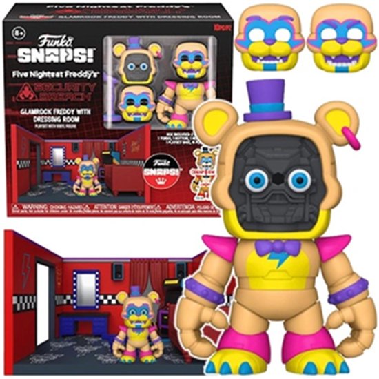 Five Nights At Freddy's Snap Speelset Freddy's Kamer - Verzamelbare Vinyl Figuur - Speelgoed voor Jongens, Meisjes, Kinderen & Volwassenen