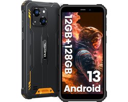 OUKITEL WP32 Rugged Smartphone - IP68/IP69K Outdoor Telefoon - Dual SIM 4G - 12GB RAM - 128GB ROM - 6300 mAh - 5,93 inch - GPS, NFC, OTG - Oranje