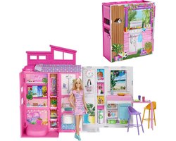 Barbie 65 jaar Vakantiehuis - Barbiepop - Poppenhuis