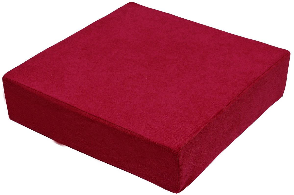 Sundo Zitkussen zitverhogend 40 x 40 x 10 cm - Rood