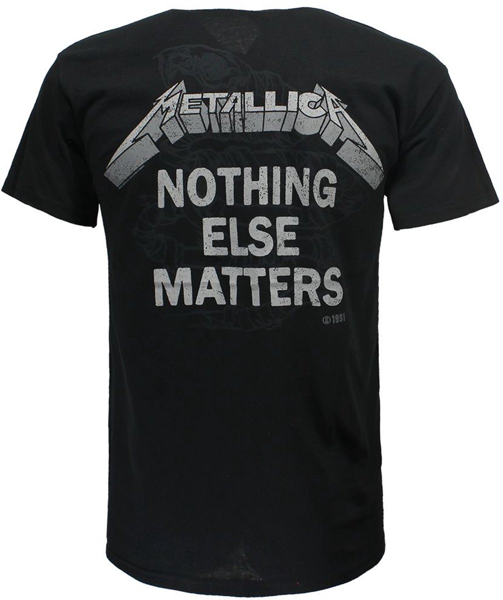 Metallica Nothing Else Matters T-Shirt - Officiële Merchandise - M