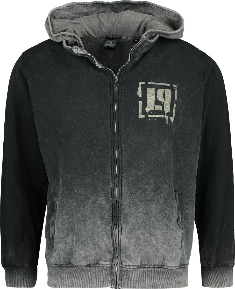 Linkin Park Meteora Spray Heren Vest met capuchon - grijs - S