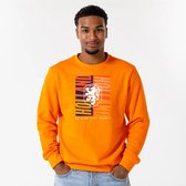 Nederlands Elftal Sweater Heren - Maat XXL - Oranje - KNVB - Trui - Voetbal - Fankleding - Volwassenen - Officiële Merchandise
