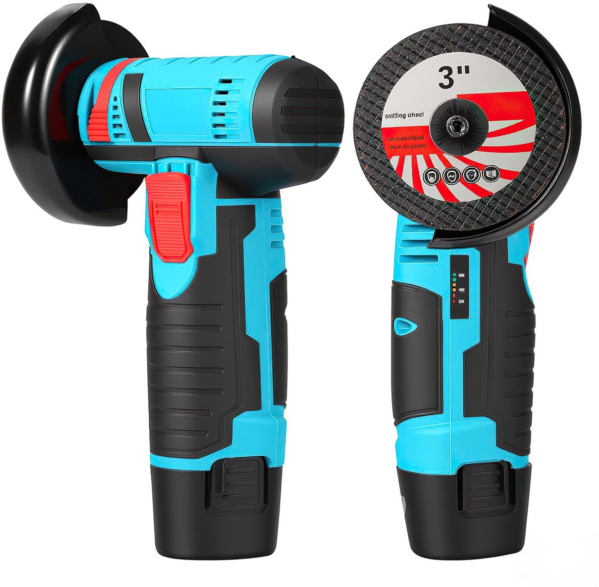 Mini Slijper - 12V - Lithium-Ion - 19500 RPM - Metaal Vergrendelingsbeschermer
