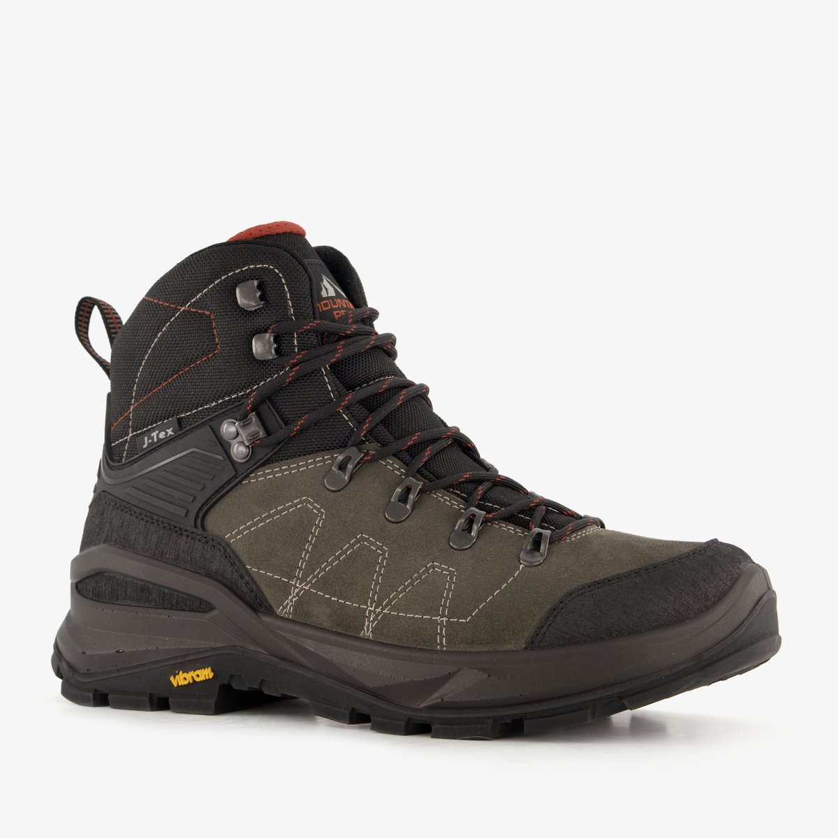 Mountain Peak heren cat. B wandelschoenen vibram zool Zwart