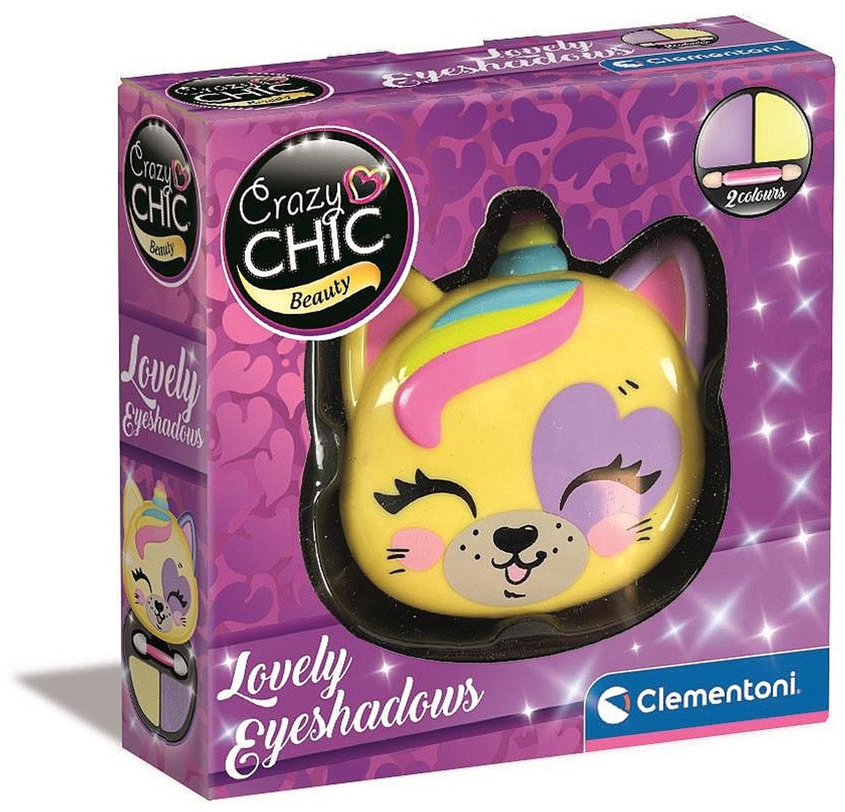 Crazy Chic Tiger oogschaduwset Clementoni