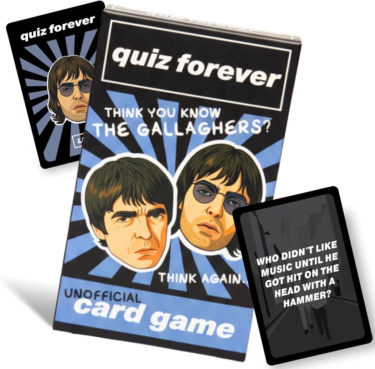 Quizspel Muziek Britpop Fans Trivia Kaartspel Voor Volwassenen