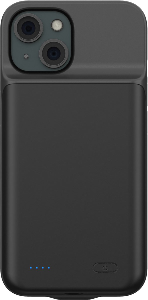Geschikt voor Apple iPhone 15 Plus - Powerbank Telefoonhoesje - Distinction Battery Case - Batterijhoesje - Accuhoesje - Zwart - 6800 mAh