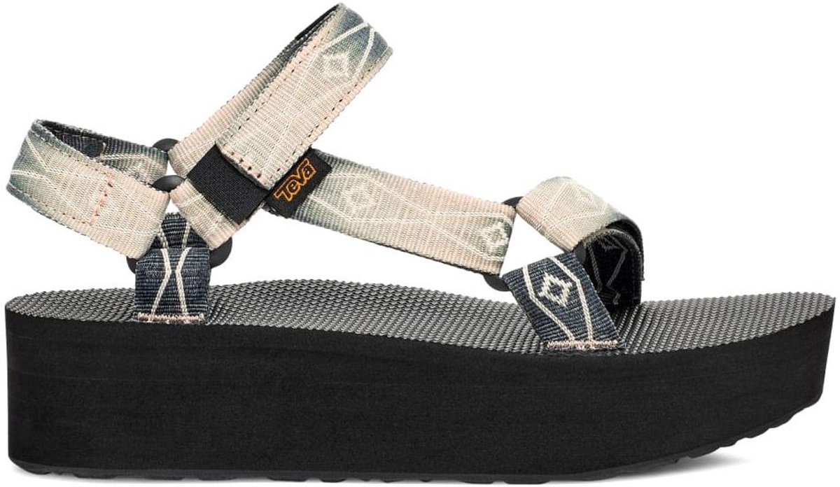 Teva Flatform Universal Sunscape Sandalen Dames Zwart
