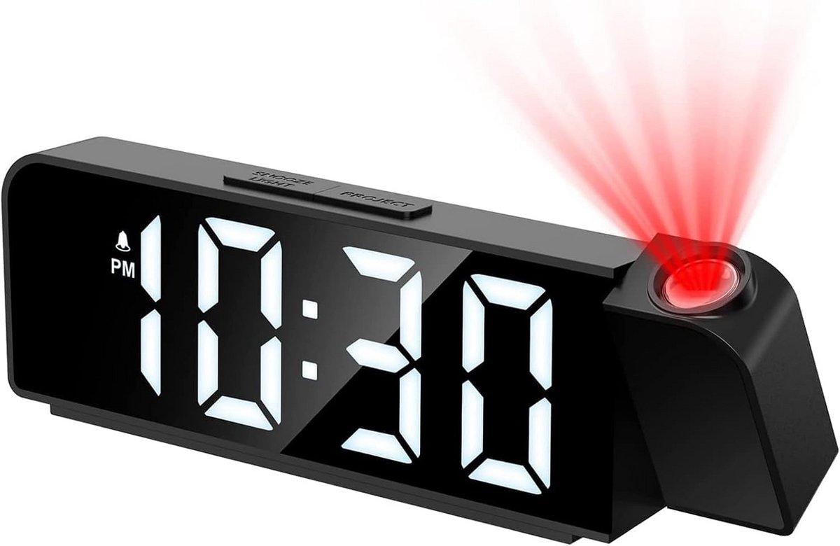 Digitale Wekker met Heldere Plafondprojectie en USB-oplaadpoort