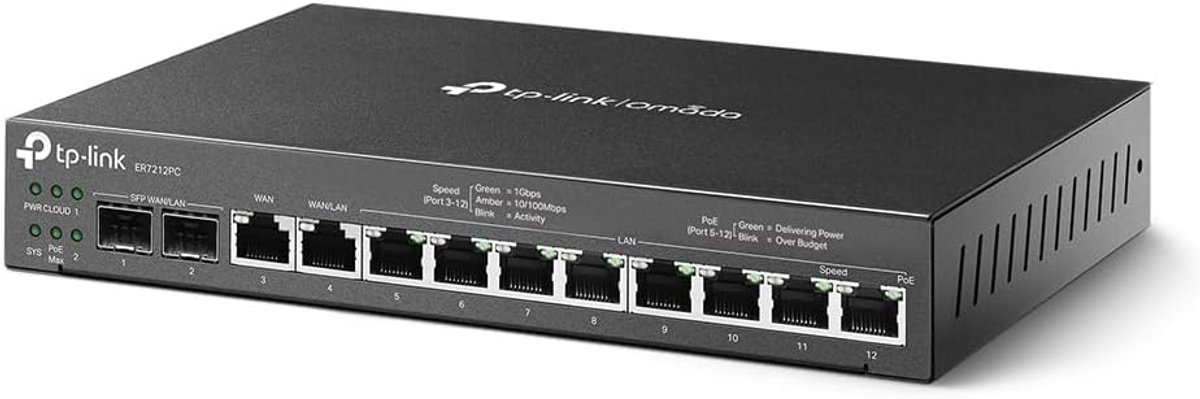 Krachtige Router met 8-Poorts Gigabit Switch voor Thuis en Kantoor