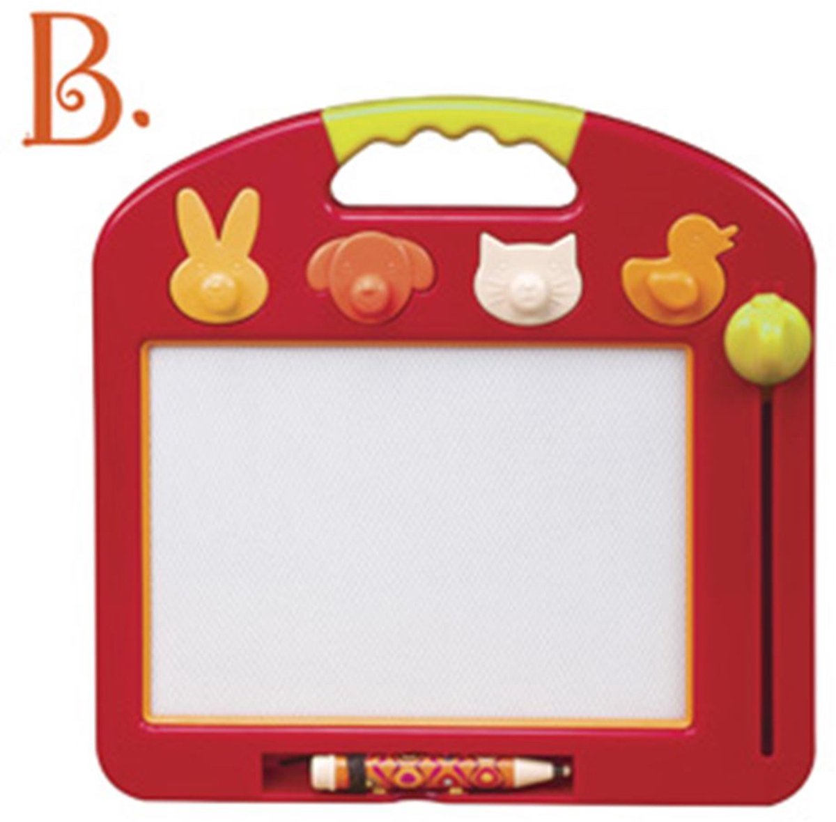 B.Toys - Magnetische Schetsblok - Dierenstempels - Comfortabele Pad