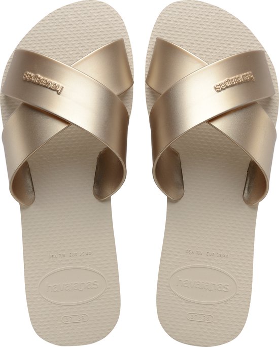 Havaianas HAV. AQUA METALLIC BEIGE Dames Slippers - beige