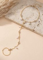 Handsieraad - handketting - statement armband - all Around Bracelet - all over bracelet - mystic armband - gecombineerde armband - bracelets - iconic - armband - armband dames- forever connected armbanden - handchain - hand chain-handketting -armband