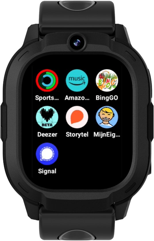 Rebel Cactus SKY (Zwart) - kindersmartwatch - GPS tracker - Whatsapp -  (video) bellen... | bol