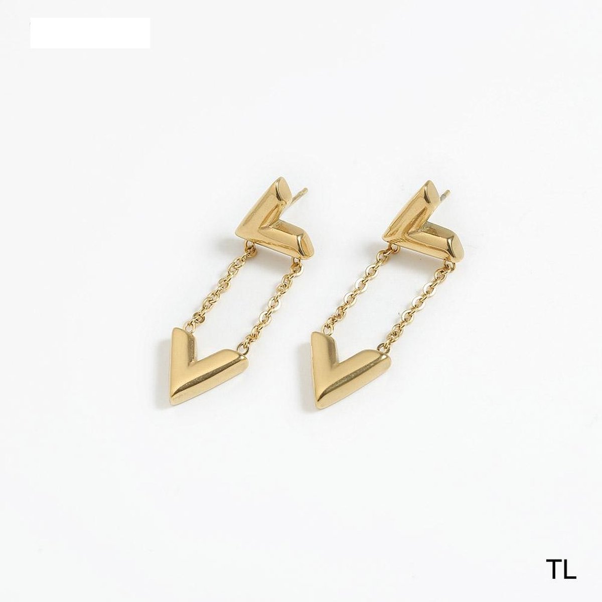Oorbellen Si Amor Sieraden ET0601-G Roestvrij Staal Kleur Goud