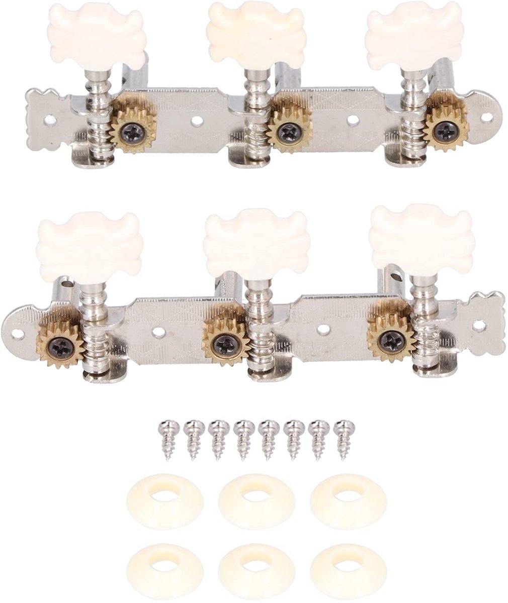 Gitaren Stemmechanieken - Dubbele Holes Design - Chroom Geplateerd