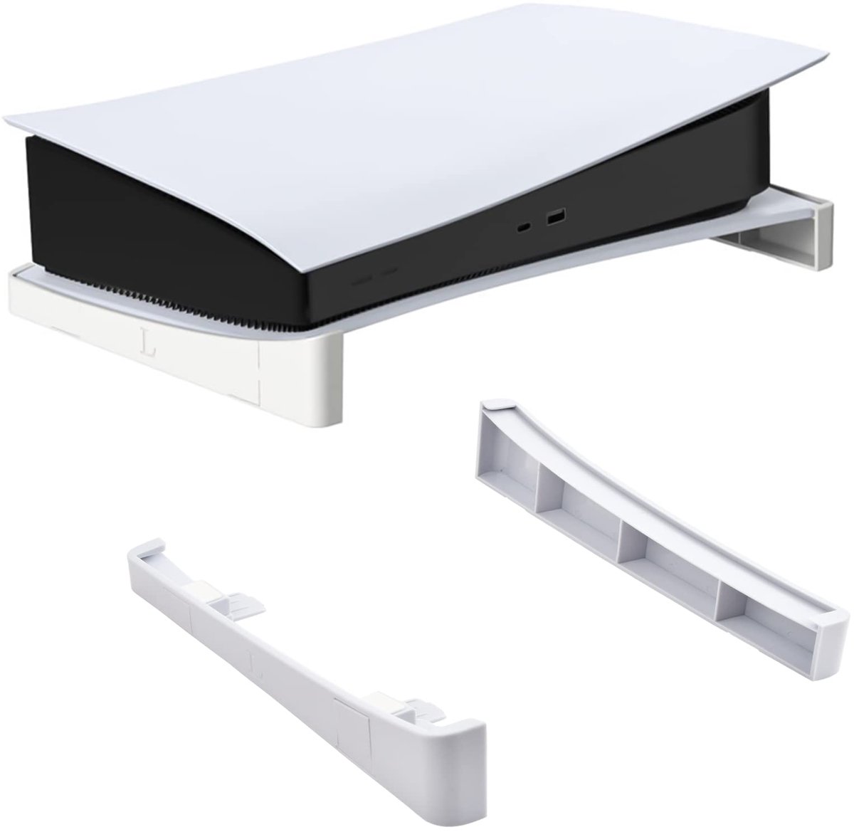 Horizontale Stand voor PS5 - Voor Disc & Digitale Editie - Anti-slip Ontwerp