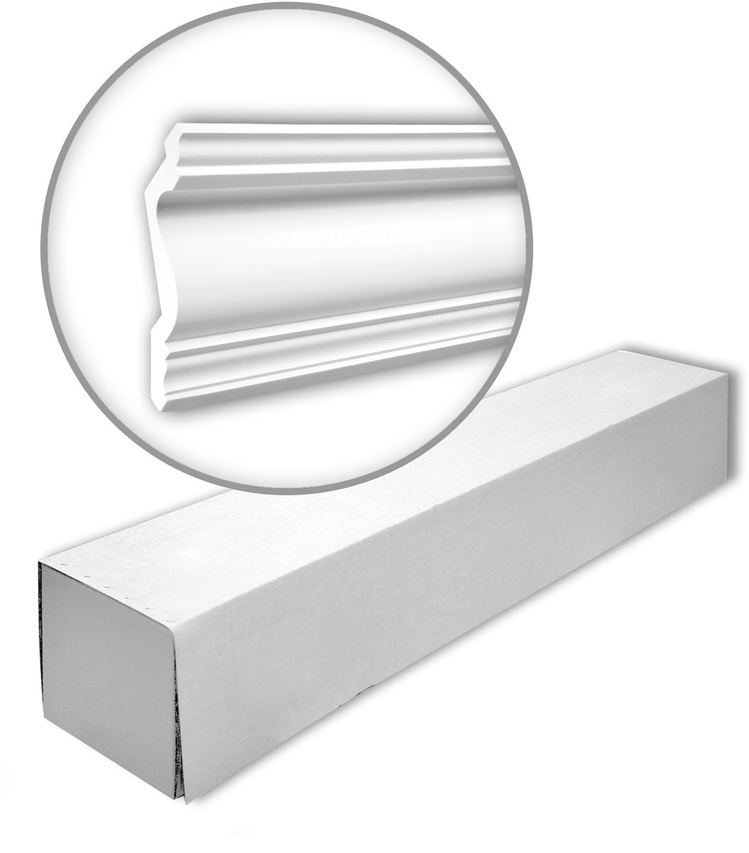Profhome 150134 1 doos 6 stukken Kroonlijst 12 m