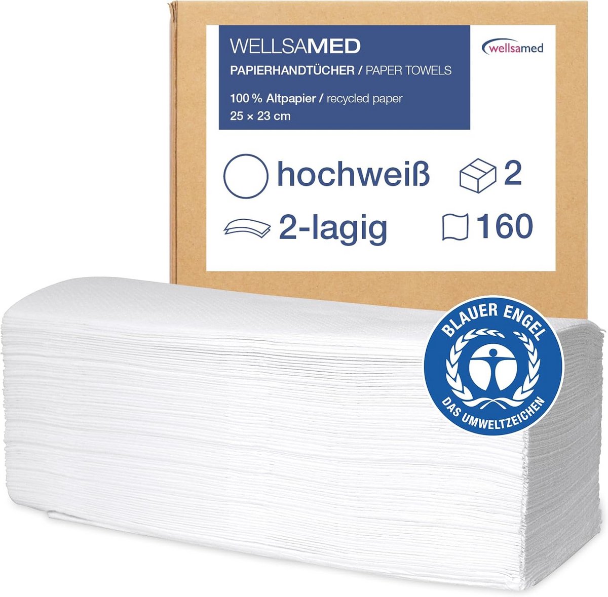 XXL Pakket Papieren Handdoeken 2-laags ZZ-Vouw - Absorbant en Eco-Vriendelijk