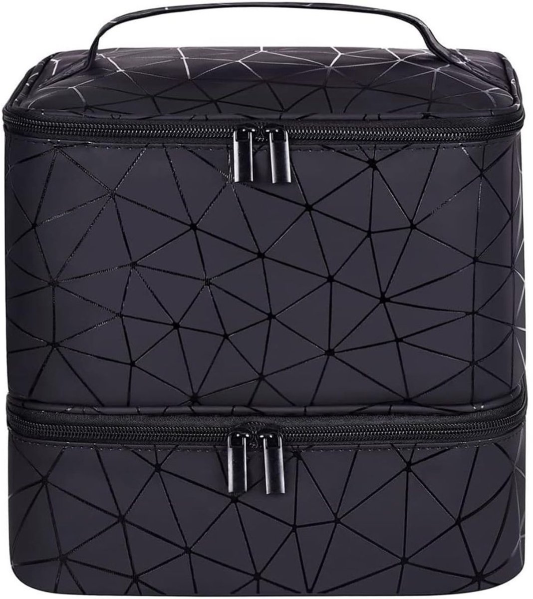 Florixa® Nagellak Koffer - Nagellak - Zwart - 25cm x 20cm x 24cm