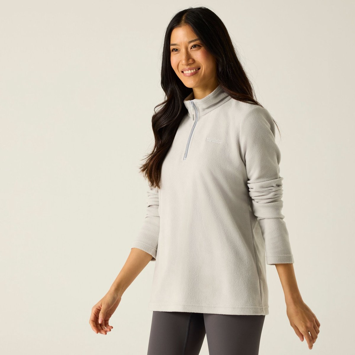 Sweethart Lichtgewicht Half Rits Fleece Grijs