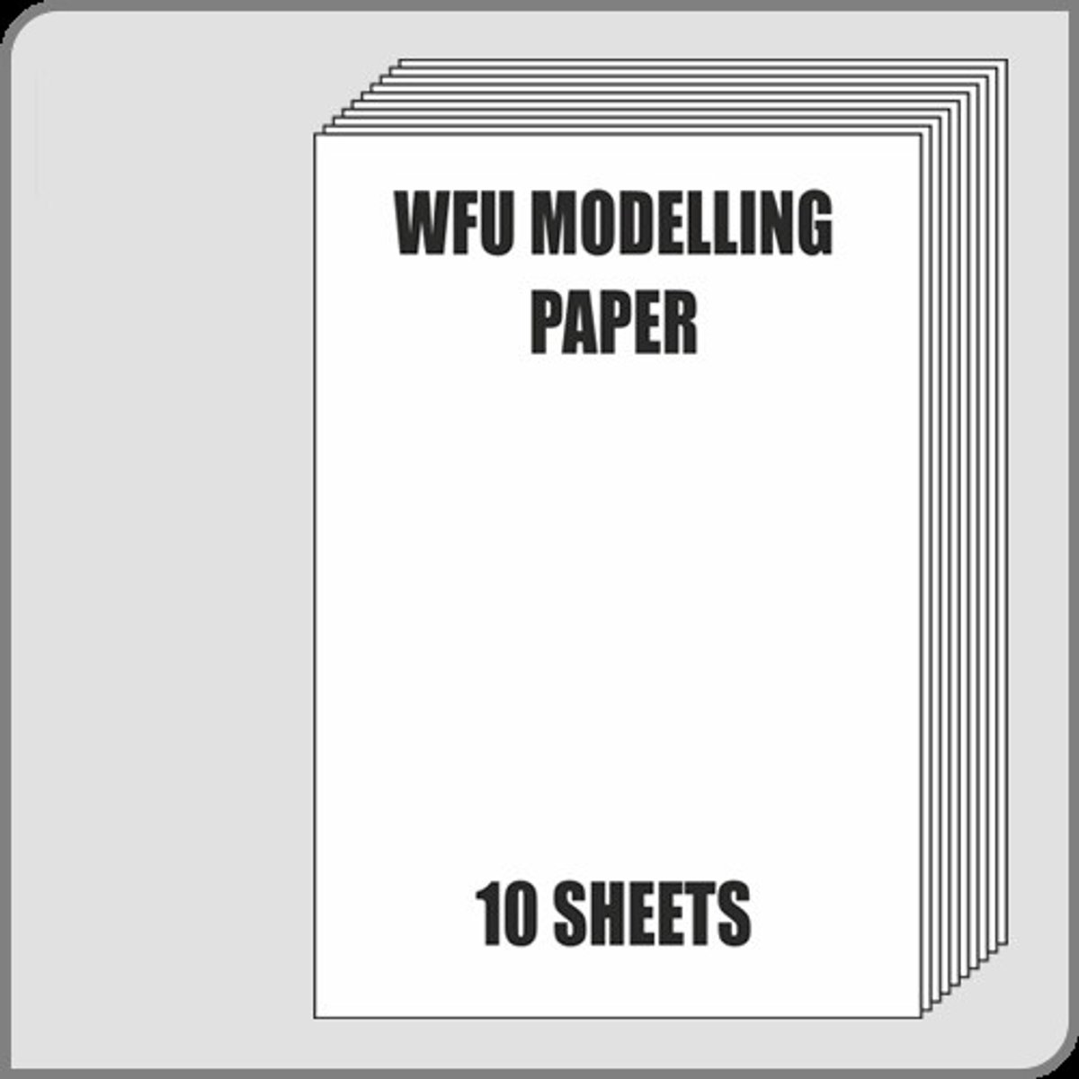 VMS Modelling Paper (10 vellen) – Speciaal Papier voor Diorama’s & Modelbouw | Voor Realistische Doek- & Zeileffecten