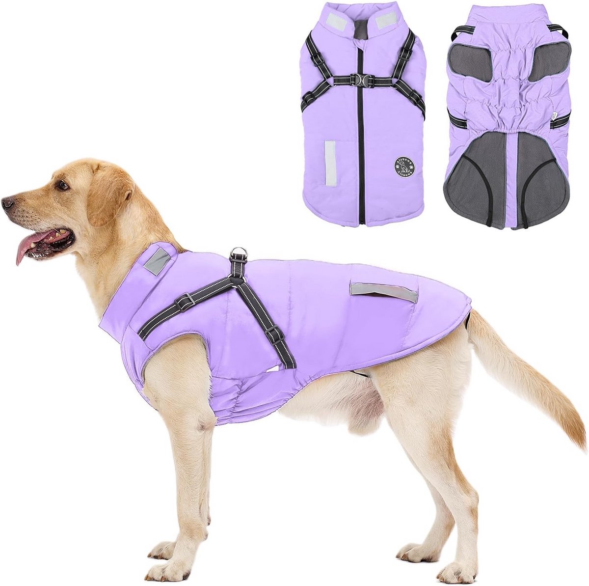Warme Winterjas voor Honden - Waterdicht en Winddicht
