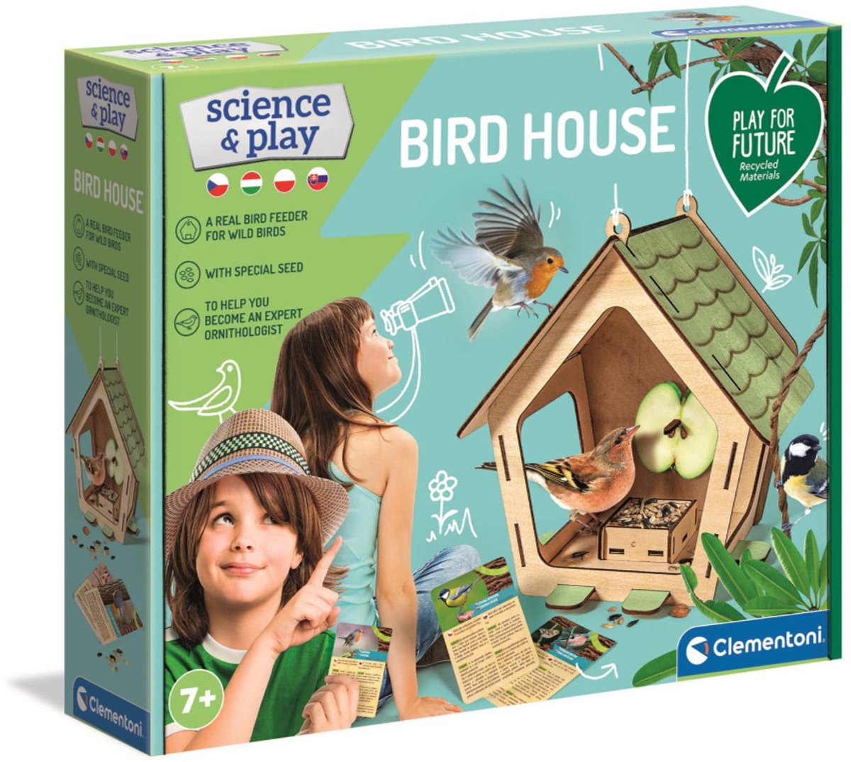 Kleurornitholoog Vogelhuisje maakkit Clementoni
