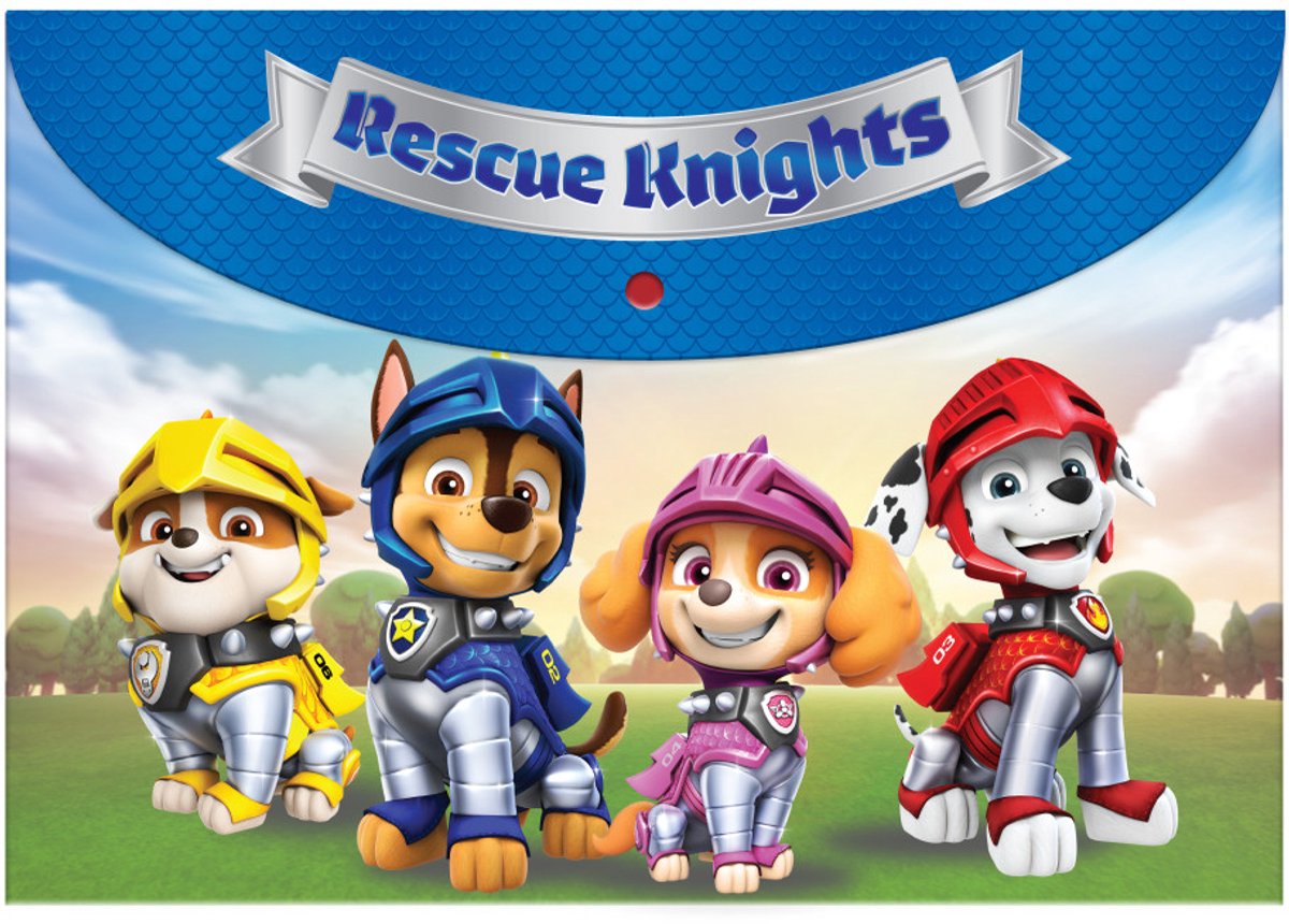 Paw Patrol Knights A/4 Documenthouder