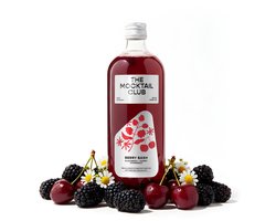 The Mocktail Club Berry Bash 99cl – Mocktail alcoholvrij ready to drink | Aperitief zonder alcohol op basis van braam, kers, kamille en dragon