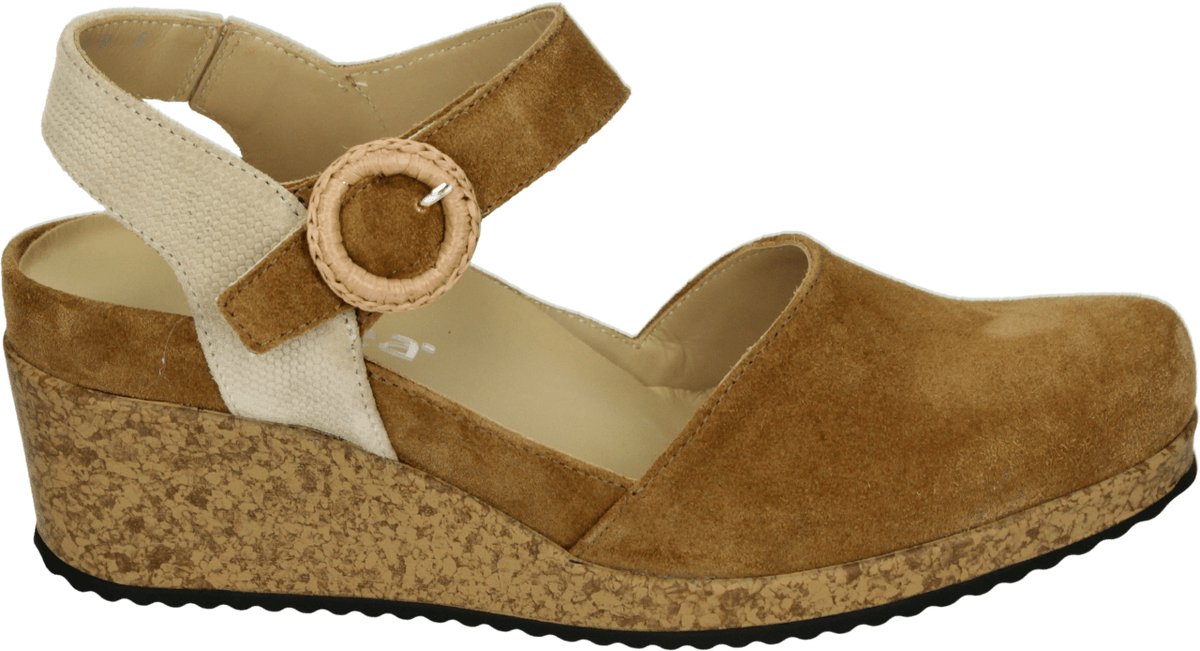 Durea 5919 H Sandalen met hak Bruin