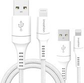 imoshion Kabel Duopack - Geschikt voor Lightning naar USB A - 1 meter - Wit