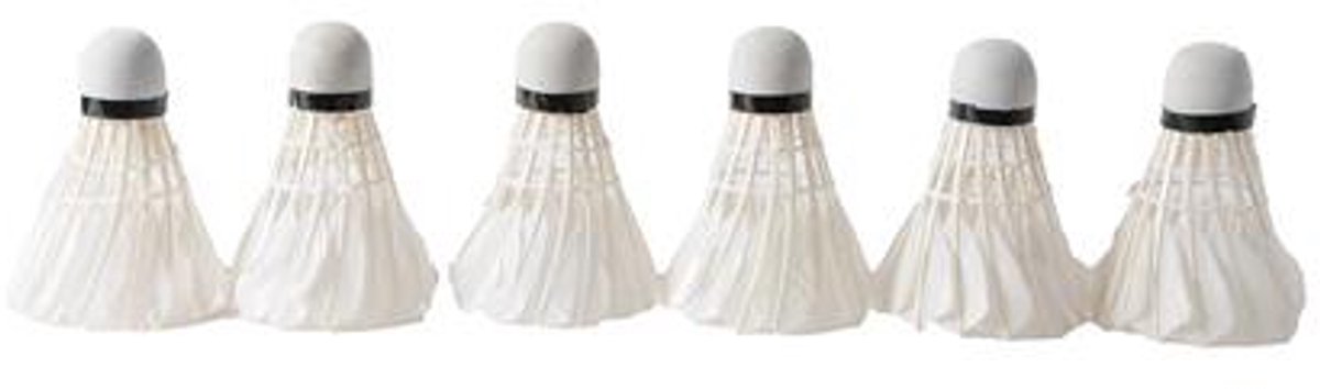 Badmintonshuttle Veren 6 Stuk