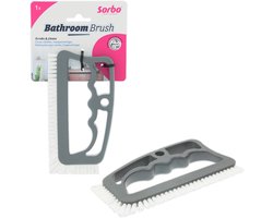 Sorbo Bathroom Brush Voegenborstel - Nylon Borstelharen - Voor Badkamer en Tegelvoegen - 1 Stuk