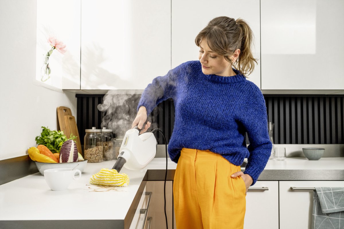 SC 1 Multi & Up Textile Edition Stoomreiniger - Stoomapparaat voor Kleding, Bank, Vloer & Badkamer - Met Kledingstomer – foto 6