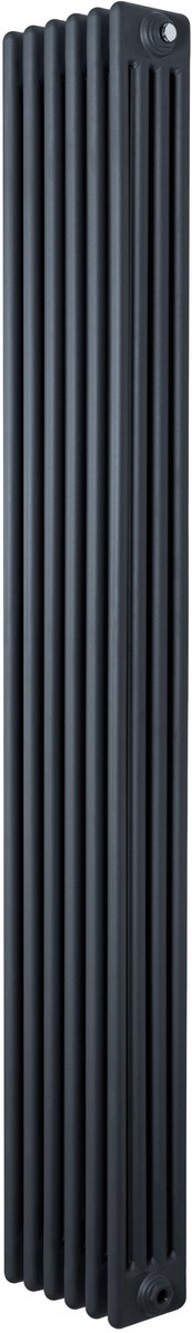 Traditionele 4-kolom radiator - verticaal - grijs - 1800x290 mm