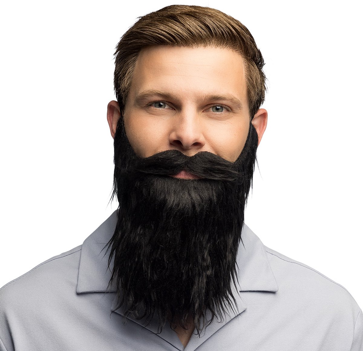 Boland - Baard Classic zwart - Volwassenen - Geen verkleedthema, Piraten -