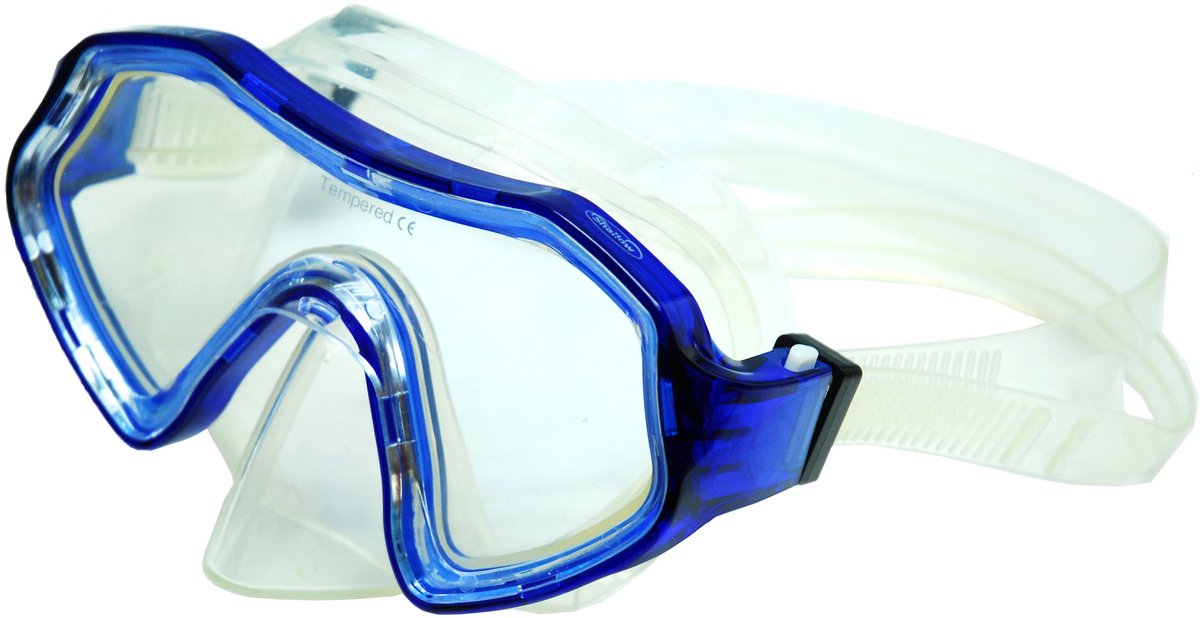 Duikmasker SMART Blauw Transparant Silicone Shallow
