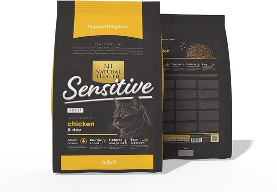Natural Health kattenvoer Adult Kip 10 kg - Kat