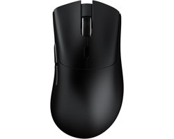 ATTACK SHARK R1 – Superlight Gamingmuis – 59g Ultralicht – PixArt PAW3311 Sensor – BT & 2.4G Draadloos & Bedraad – 6 Instelbare DPI Tot 18000 – 65 uur Batterij – Zwart