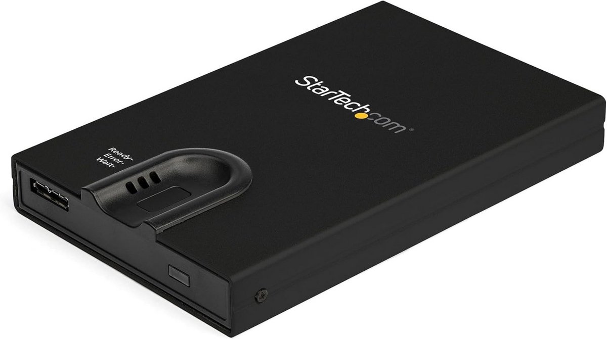 Externe Harde Schijf Behuizing met Vingerafdruk Beveiliging voor 2.5 inch SATA SSD/HDD