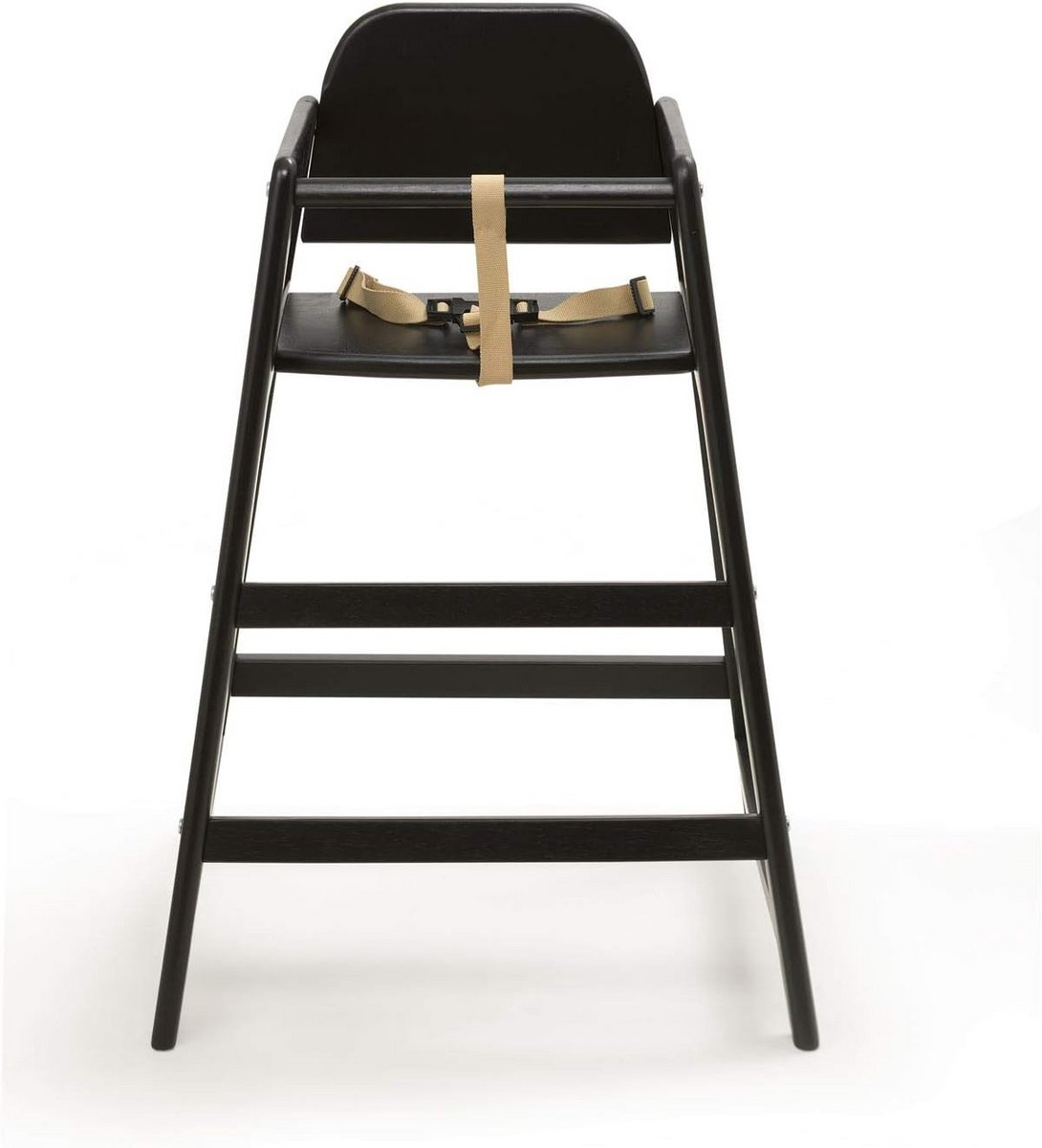 Stapelbare Houten Kinderstoel voor Baby en Dreumes, Zwart