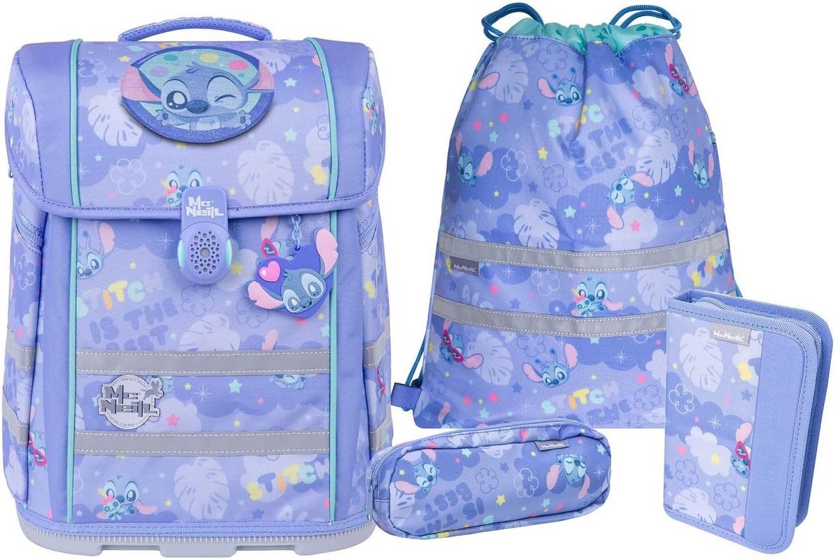 5-delige Schooltas Set voor Basis- en Middelbare School