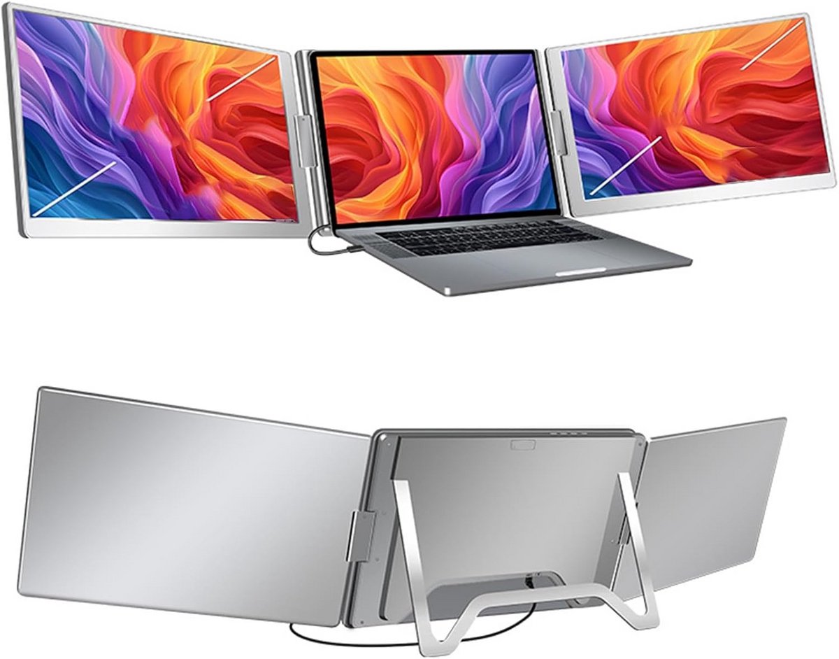 15,6 Inch Draagbare Monitor FHD 1080P IPS Tweede Scherm USB-C Plug & Play voor Laptop