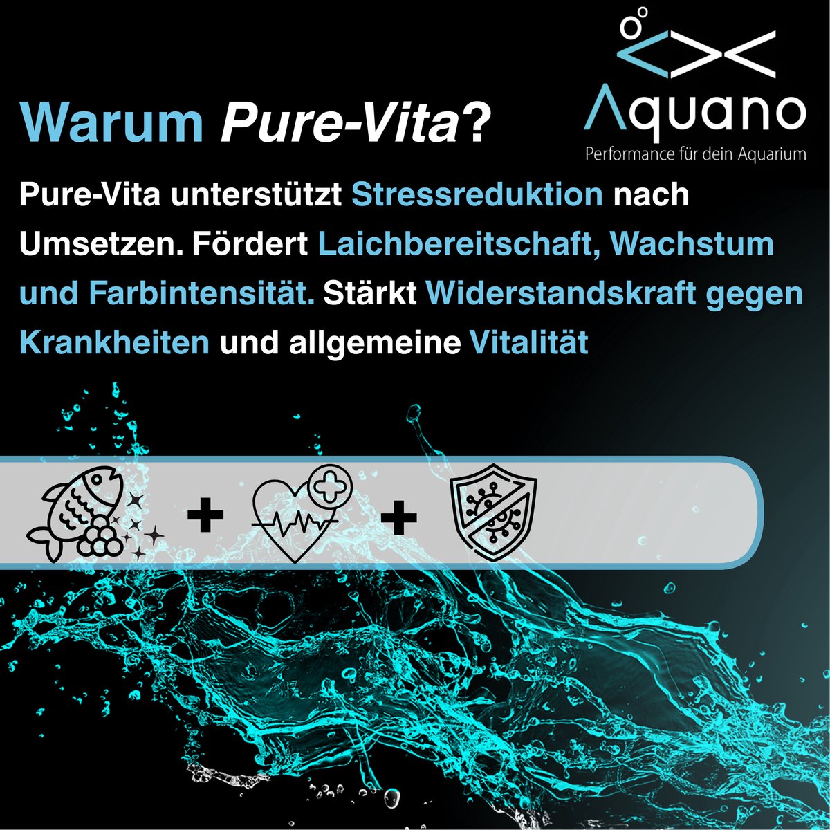 Aquano Pure Vita 1000ml – Opbouwpreparaat voor siervissen