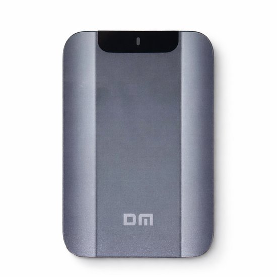 DM Externe harde schijf 500GB - Draagbare HDD - USB 3.2 - Metaal - Antraciet grijs van Merkloos — afbeelding 3