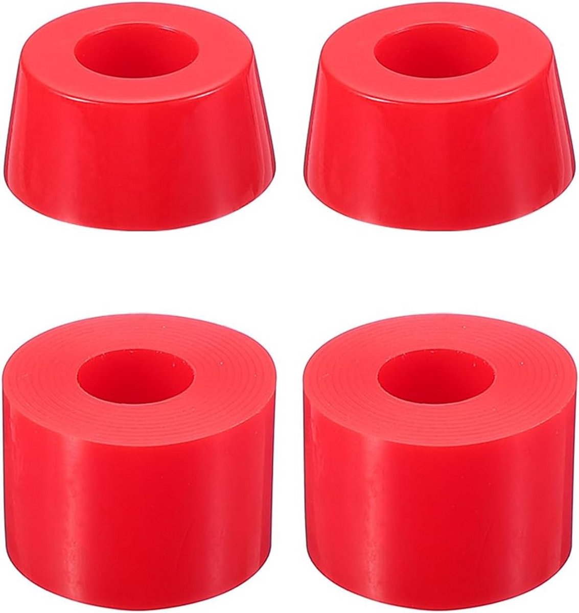 Skateboard Bussen Set Rood 90A PU voor Longboard en Skateboard Trucks