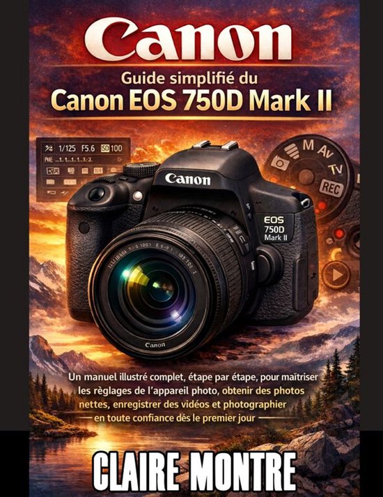 Guide simplifié du Canon EOS 750D Mark II - cover