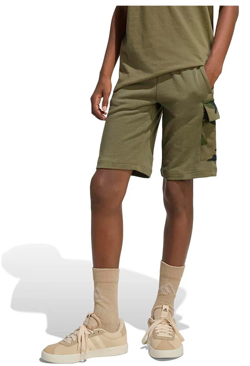 Adidas Seasonals Camo Korte Broek 7-8 Years Jongens Meisjes Zwart